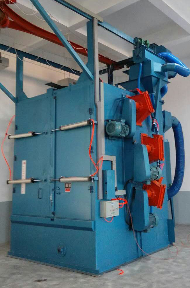 吊鉤式拋丸機(jī)整機(jī)圖