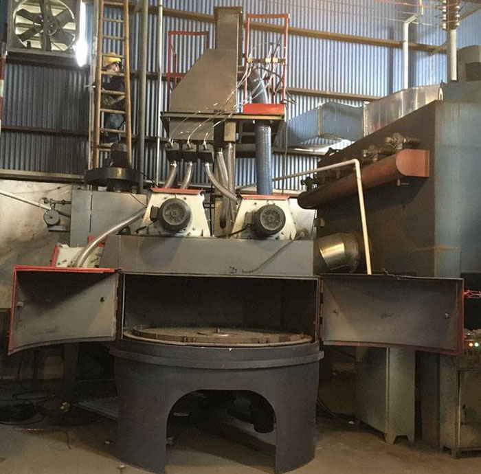 轉(zhuǎn)臺式拋丸機(jī)